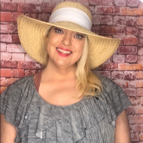 John Callahan Permanent Vacation Raffia Beach Hat - Picture 1 of 8